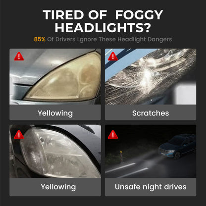 180ml Professional Car Headlight Restorer with Sponge