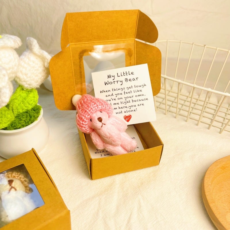🧸✨Little Bear in Box, My Little Worry Bear🎁