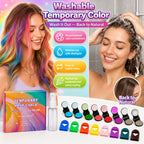 🌈12-Color Temporary Hair Chalk Applicator Set