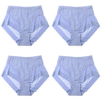 Pay 1 Get 4(4packs) High Waist Ice Silk Seamless Shaping Briefs--Last Day 49% OFF