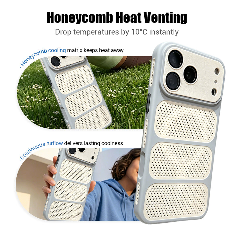 Breathable Honeycomb Vent MagSafe Phone Case