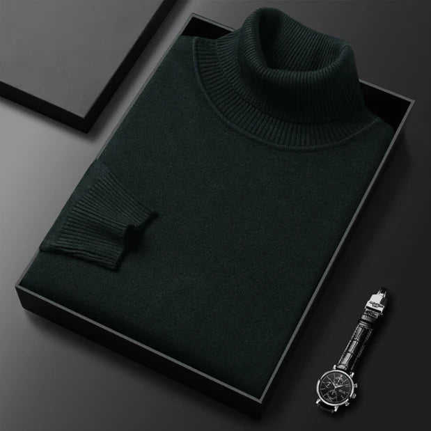 ✨Men's Solid Color Premium Turtleneck Sweater