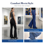 👖 Women's High-Waist Stretch Flare Denim Jeans
