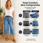 ⏳Time-Limited Special⏰Women's Casual Stretchy Cropped Denim Pants