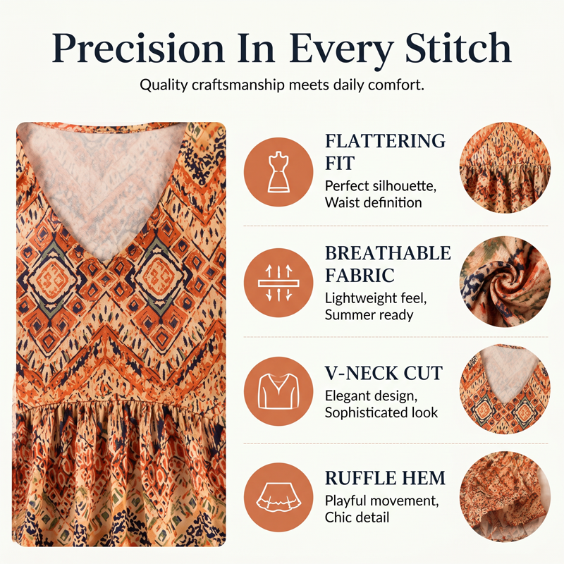 💜Women's Print Flowy Sleeveless V Neck Peplum Tank Tops