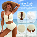 Women's Push Up High Waist Bikini