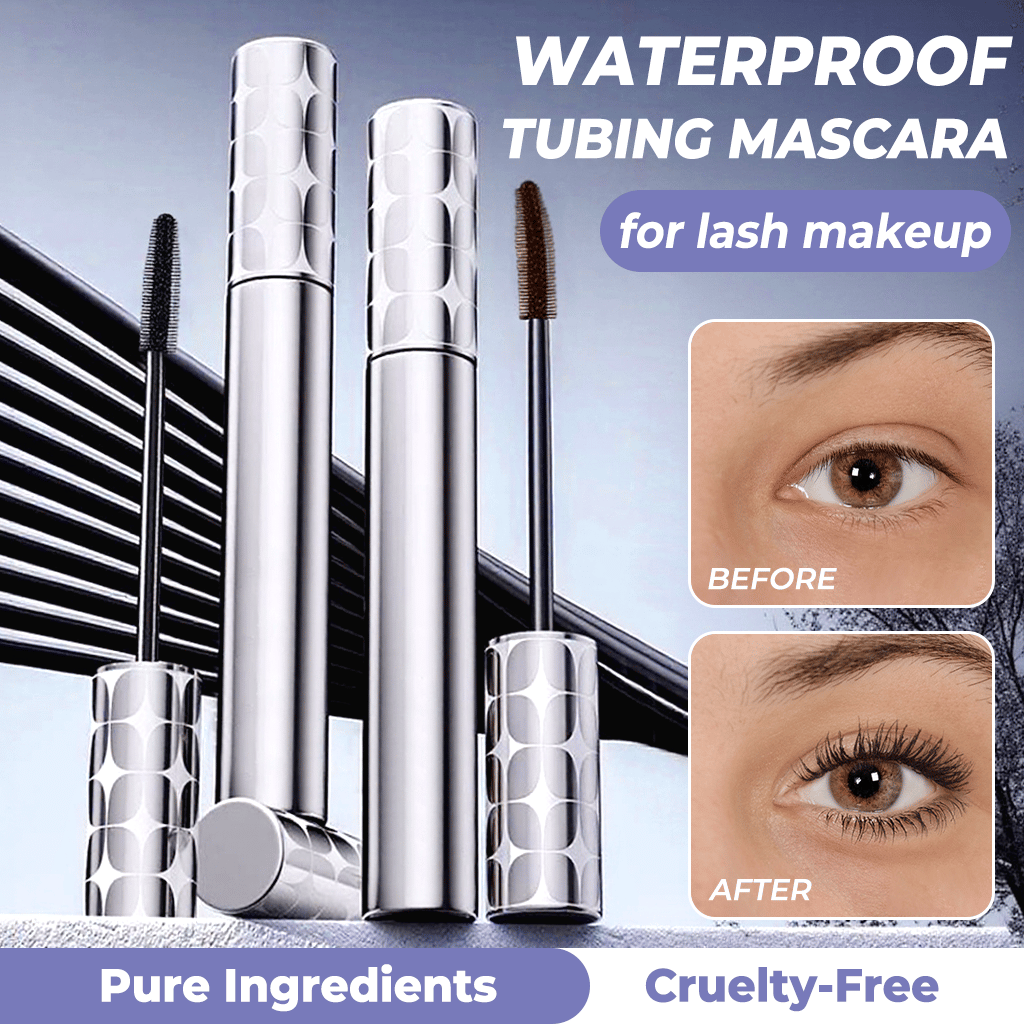 👁️✨ All-Day Beautiful Lashes, Smudge-Proof! Waterproof Fiber Mascara for Natural Volume. 💖💃