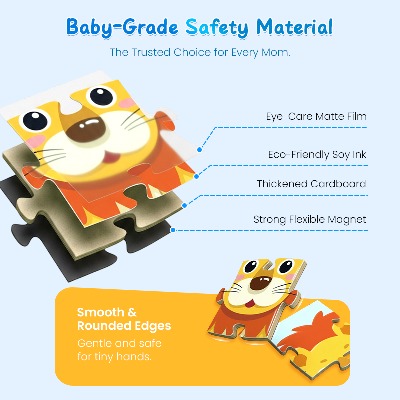 Children's Magnetic Building Book
