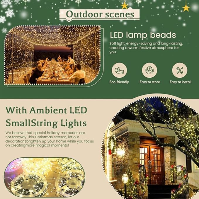 🎄🎁Copper Wire Firecracker Light String