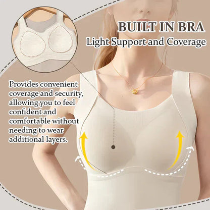 🥰Women's Thermal Tank Tops With Built-in Bra