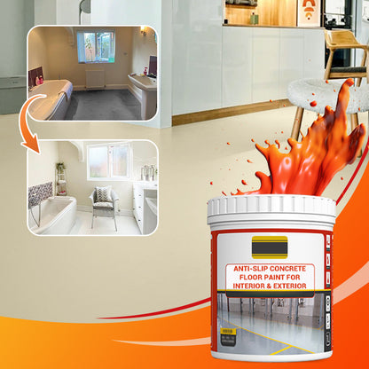 Anti-Slip Concrete Floor Paint for Interior & Exterior