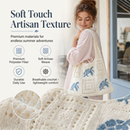 📢📢Turtle Pattern Crochet Tote Bag