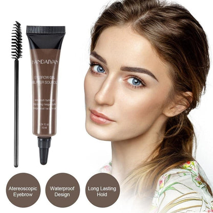 ⏳Buy 1 Get 1 Free ⭐Long-lasting Waterproof Smudge-proof Liquid Eyebrow Gel/Tint(With Free Brush)