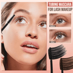 👁️✨ All-Day Beautiful Lashes, Smudge-Proof! Waterproof Fiber Mascara for Natural Volume. 💖💃