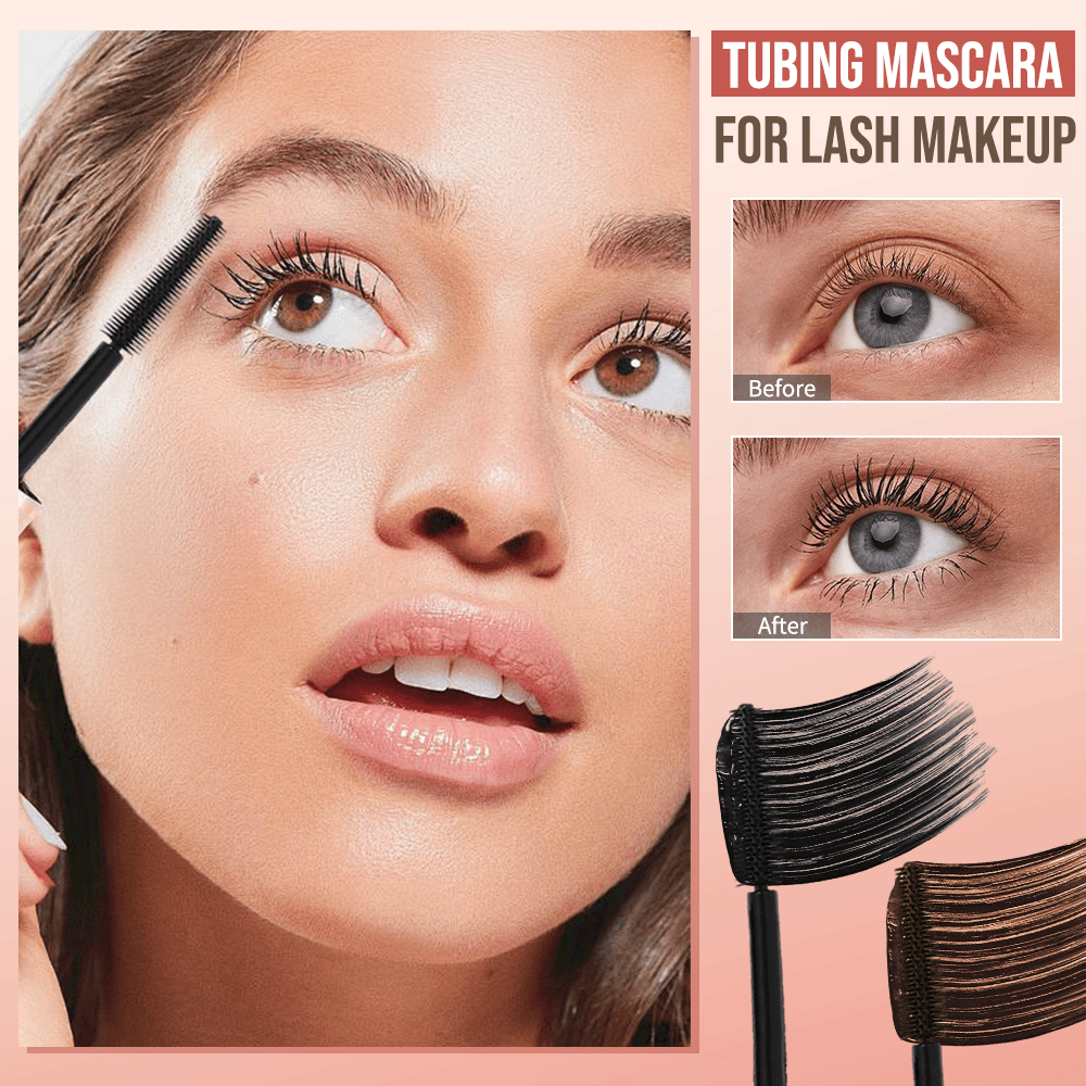 👁️✨ All-Day Beautiful Lashes, Smudge-Proof! Waterproof Fiber Mascara for Natural Volume. 💖💃