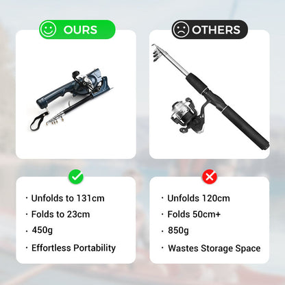 🔥Foldable Fishing Rod