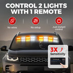 Windshield Suction Cup Strobe Warning Light for Vehicles🚗