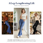 👖 Women's High-Waist Stretch Flare Denim Jeans