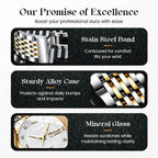 💥Men's Stainless Steel Waterproof Business Watch