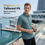 Men's Ice Silk Stretch Shirt – Waterproof, Quick-Dry & Eco-Friendly – Cool Breathable Tech Fabric Shirt 🌿