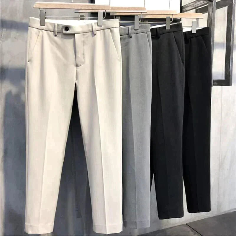 🎁Hot Sale 49% OFF⏳Solid Color Slim Fit Formal Pants — Free shipping for two pieces