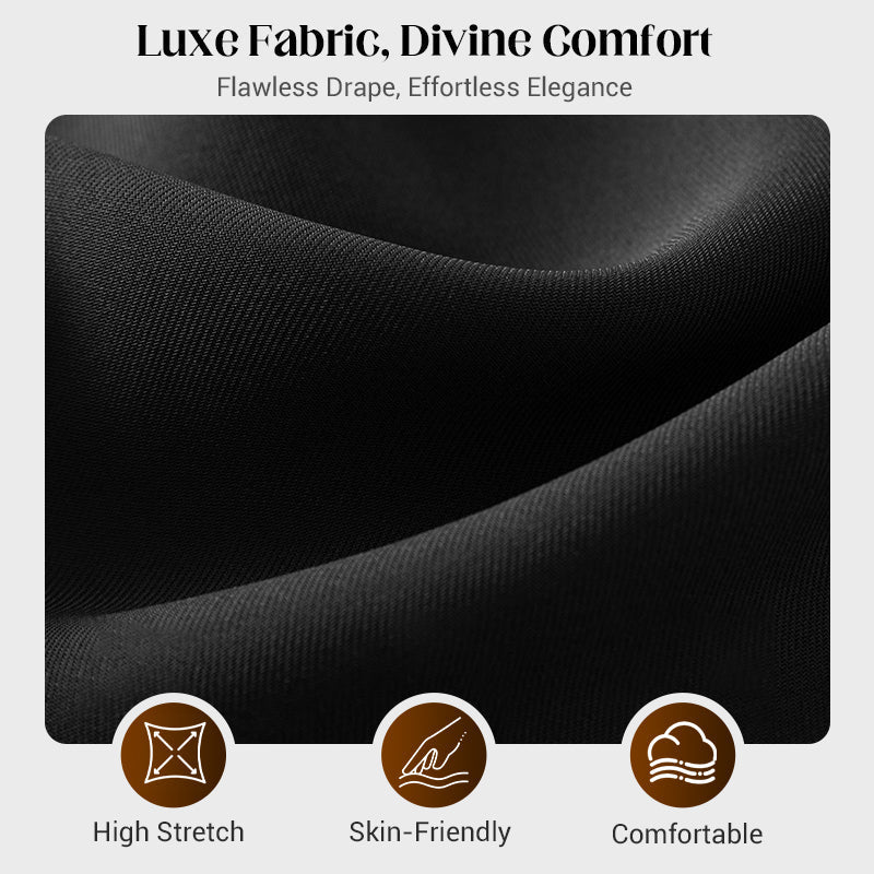 👗Women's Elegant One-Shoulder Jumpsuit – Wide-Leg Flow, Wrap Skirt Detail & Premium Breathable Fabric for a Chic Look 💃