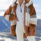 Contrasting Padded Coat