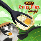 🌞Summer Hot Price !!🔥2 In 1 Grip Flip Tongs