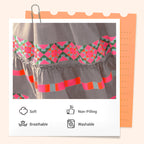 💕Women's Loose V-Neck Vintage Stripe Pattern Sleeveless Dress