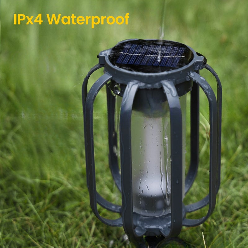 🌞Summer Sale 🔥Solar Lantern Outdoor Light with 4 Modes