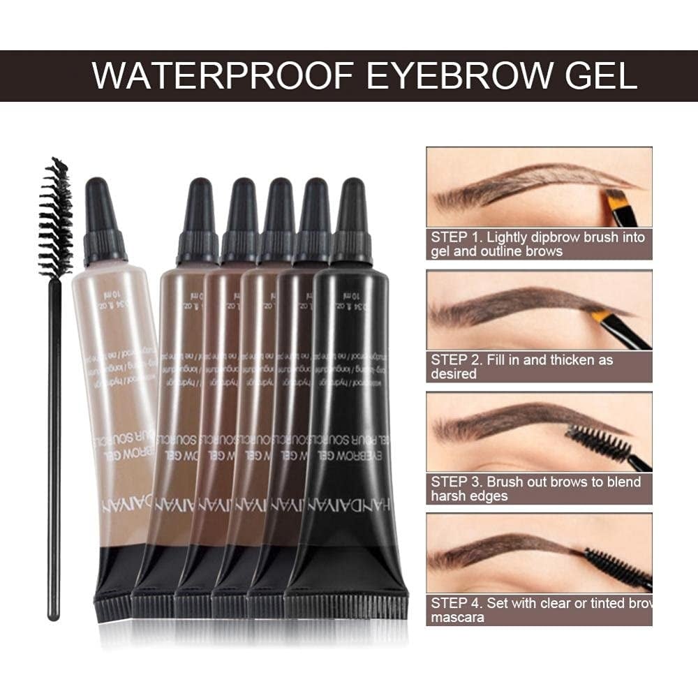⏳Buy 1 Get 1 Free ⭐Long-lasting Waterproof Smudge-proof Liquid Eyebrow Gel/Tint(With Free Brush)