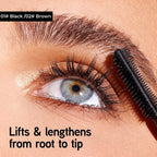 👁️✨ All-Day Beautiful Lashes, Smudge-Proof! Waterproof Fiber Mascara for Natural Volume. 💖💃