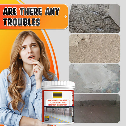 Anti-Slip Concrete Floor Paint for Interior & Exterior