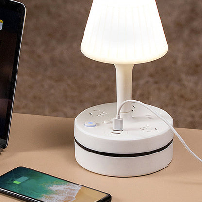 Bedside Lamps With AC Outlets & USB Ports