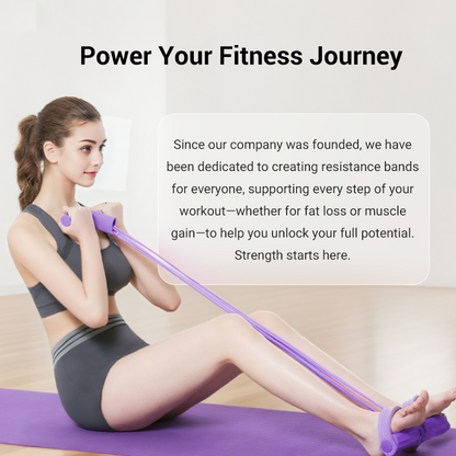 ✨2025 Hot Sale🔥32 Fitness Resistance Bands-4 Tube Pedal Ankle Puller