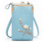 🔥Women Sling Cross-Body Wallet with Mobile Cell Phone Holder