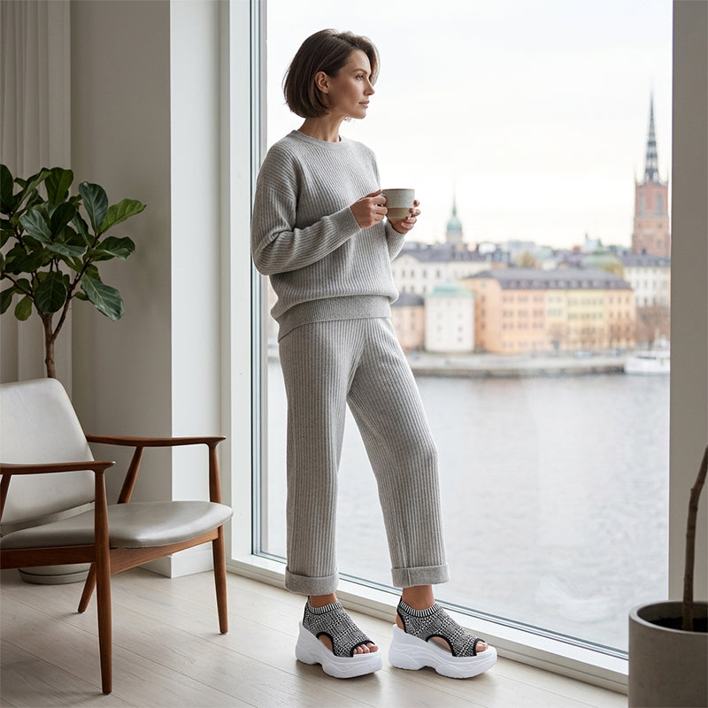 ❄️Women's Open-Toe Wedge Sandals✨