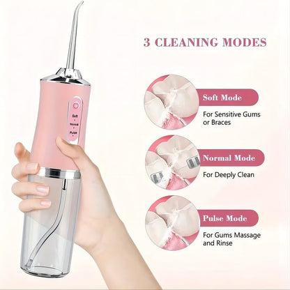 🔥Water flosser portable teeth cleaner travel toothbrush portable oral dental floss irrigator