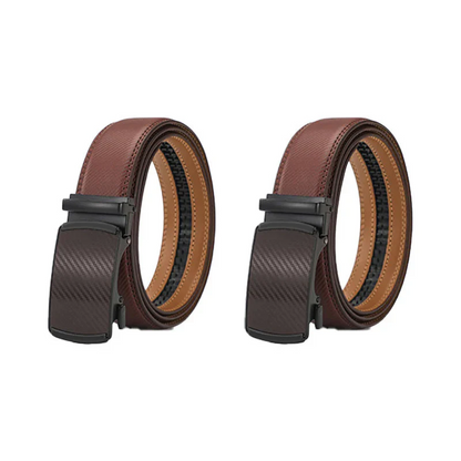 🎁 Leather Ratchet Belt With Adjustable Buckle💼