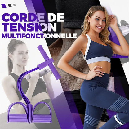 ✨2025 Hot Sale🔥32 Fitness Resistance Bands-4 Tube Pedal Ankle Puller
