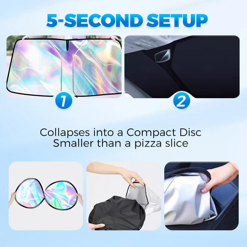 Foldable Car Windshield Sunshade