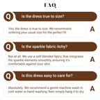 Women’s Sparkle Lapel A-Line Short Dress | Chic & Shimmering