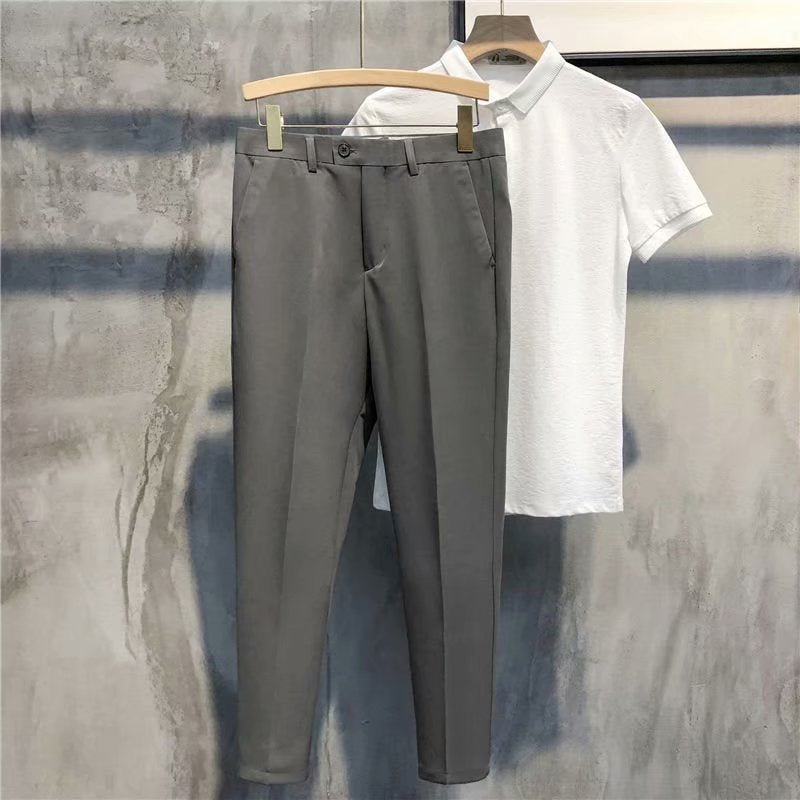 🎁Hot Sale 49% OFF⏳Solid Color Slim Fit Formal Pants — Free shipping for two pieces