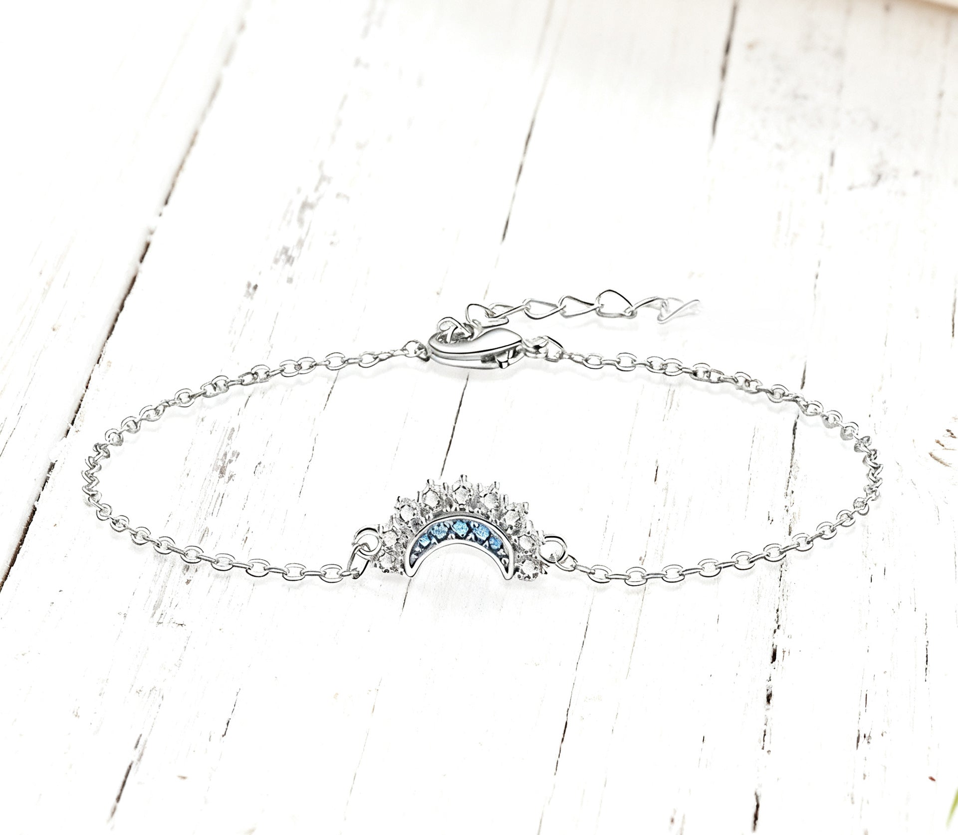 2-Piece Set—Sun and Moon Shining Together Stacked Bracelets📿