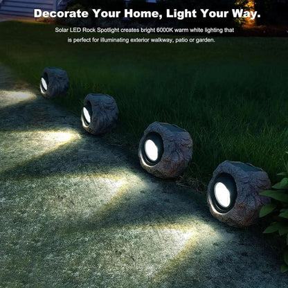 ✨Solar Powered LED Rock Lamp