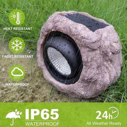 ✨Solar Powered LED Rock Lamp
