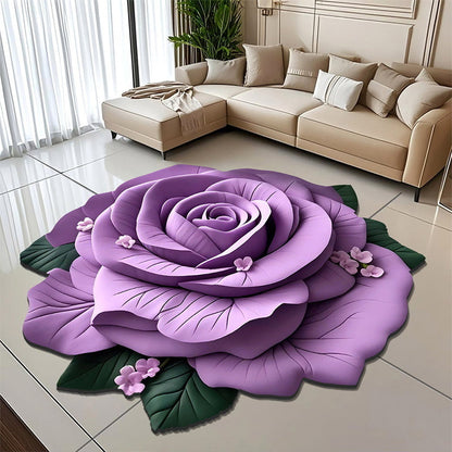 🌺Limited Time Half Price - Floral Plush and Diatomaceous Earth Floor Mats