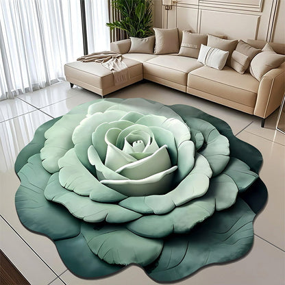 🌺Limited Time Half Price - Floral Plush and Diatomaceous Earth Floor Mats