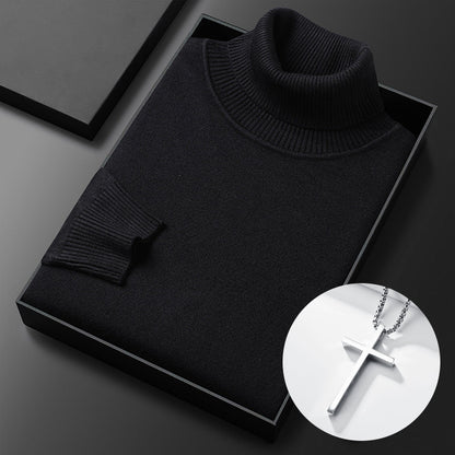✨Men's Solid Color Premium Turtleneck Sweater