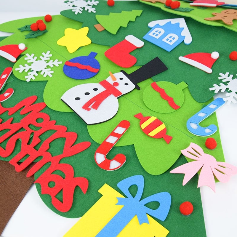 🎄🎅DIY Christmas Tree with Detachable Ornaments